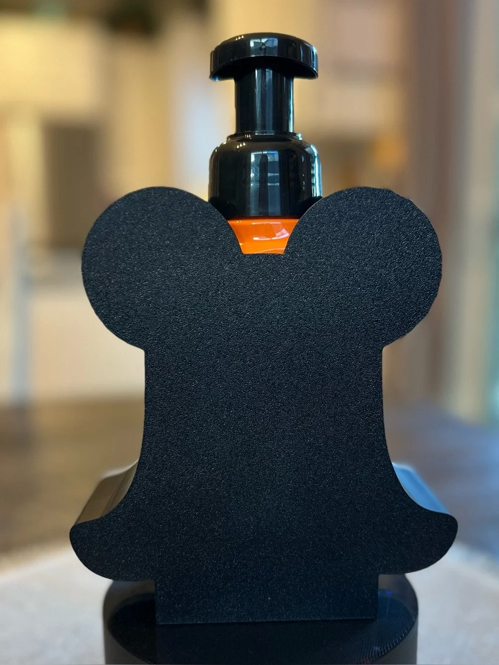 GLOW-IN-THE-DARK Disney Ghost Mickey Soap Holder for Bath & Body Works Bottles